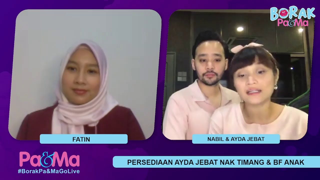 PERSEDIAAN AYDA JEBAT NAK TIMANG & BF ANAK