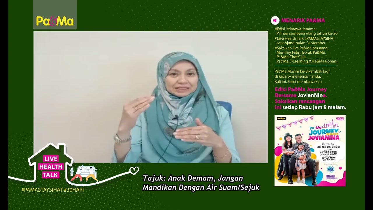 Anak Demam, Jangan Mandikan Dengan Air Suam/Sejuk
