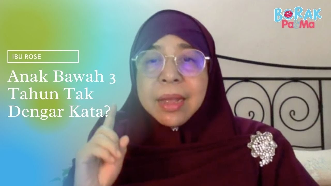 Betul Ke Anak Bawah 3 Tahun Tak Dengar Kata?