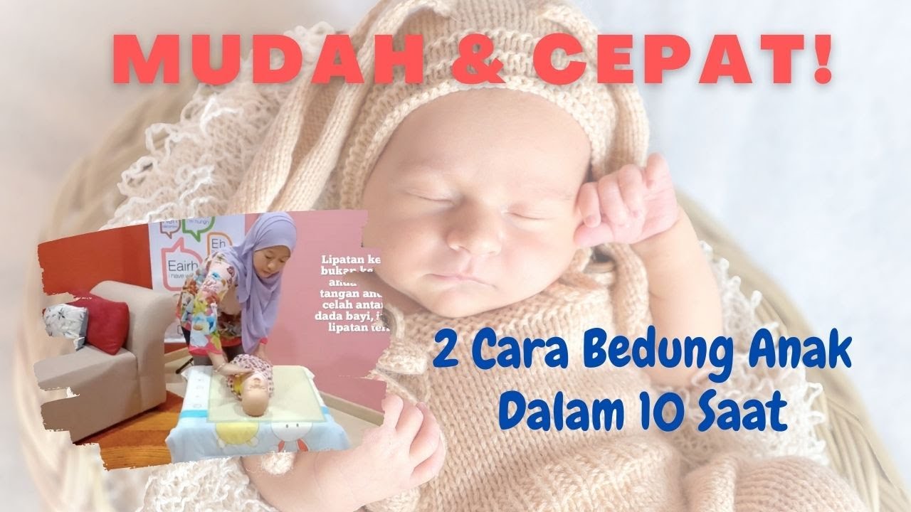 Mudah & Cepat, Ini 2 Cara Bedung Bayi Tak Sampai 10 Saat