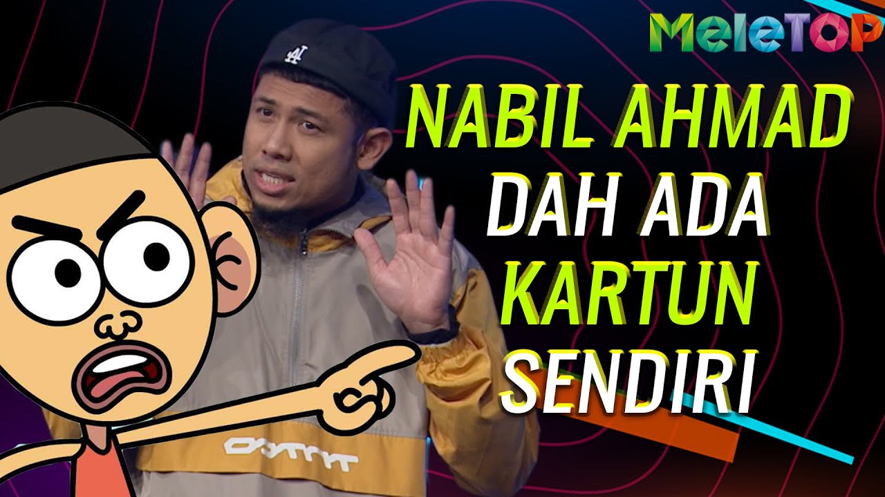 Power! Nabil Ahmad boleh lukis kartun sendiri! | MeleTOP | Daiyan Trisha