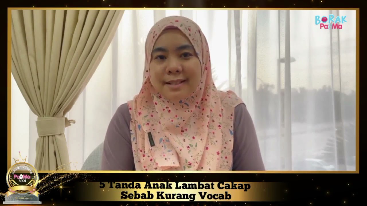5 Tanda Anak Lambat Cakap Sebab Kurang Vocab