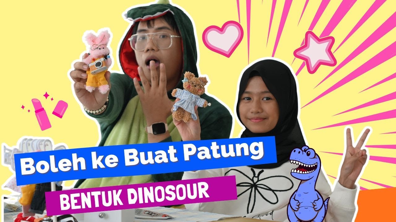 Seronok Sangat Buat Patung Dino Paling Aneh | BK Iyekan Saja Ep 4 | BINTANG KECIL