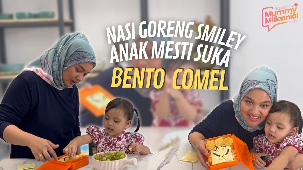 Bento Comel Nasi Goreng Smiley, Anak Mesti Suka Dan Kena Cuba Tau!