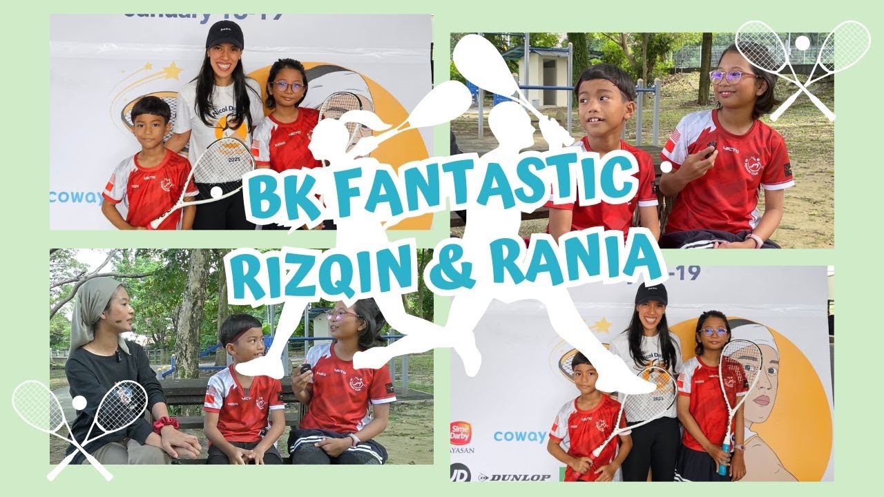 Duo Adik-Beradik Minat Bermain Skuasy, Idolakan Sivasangari | BK Fantastik | BINTANG KECIL