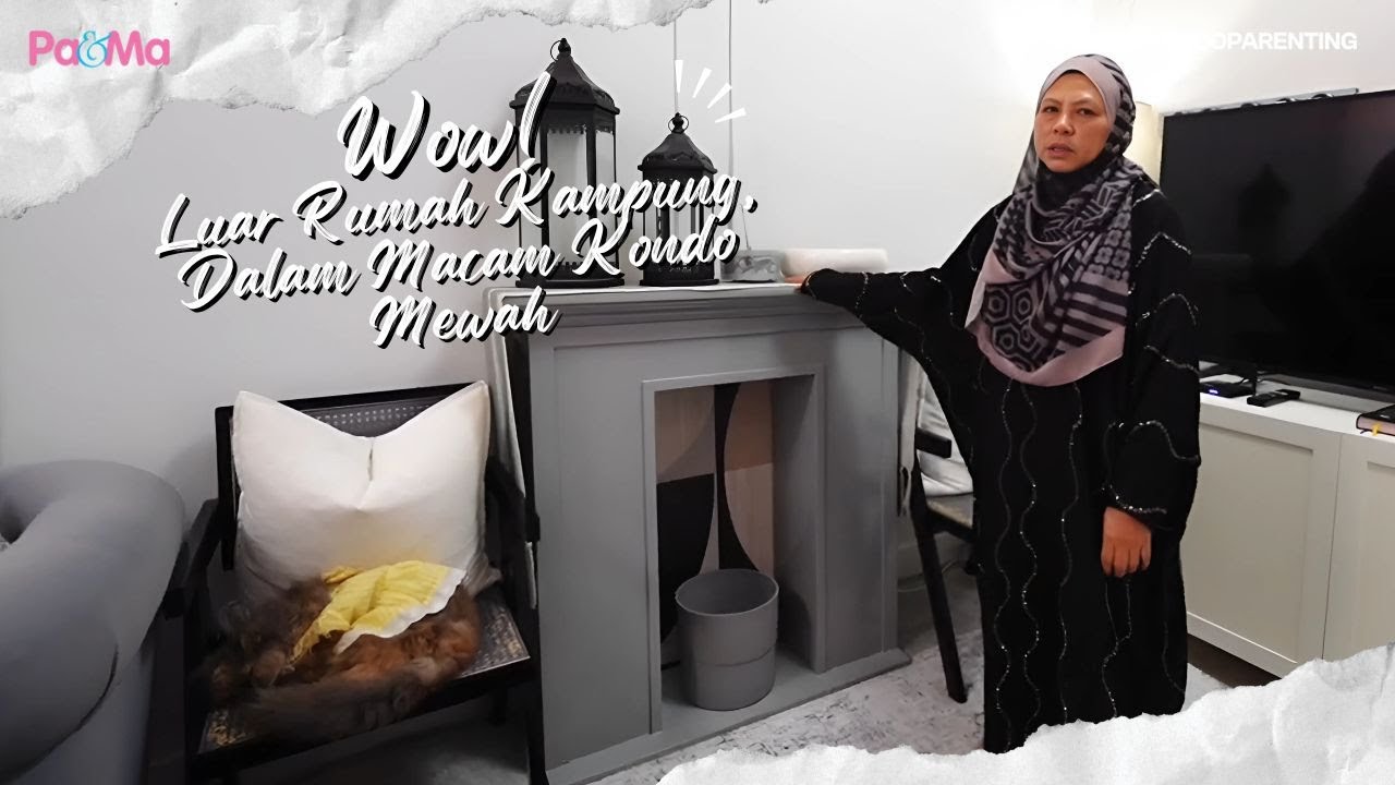 Wow! Luar Rumah Kampung, Dalam Macam Kondo Mewah | ProjekDekoParenting