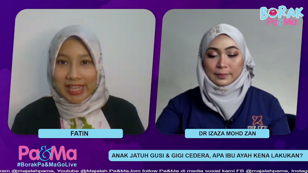 Anak Jatuh, Gigi & Gusi Cedera. Apa Ibu Ayah Perlu Lakukan?