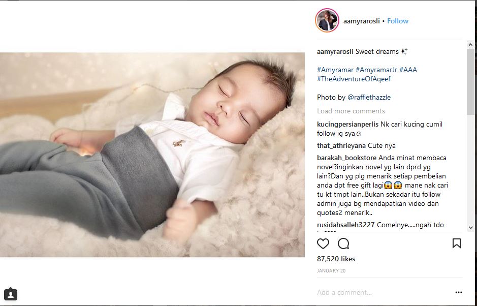 Aamyra Rosli "Angkut" Anak Ke Set Shooting Supaya Mudah Menyusukan Aqeef 11 Aamyra Rosli “Angkut” Anak Ke Set Shooting Supaya Mudah Menyusukan Aqeef